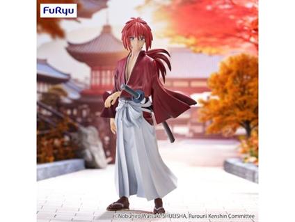 Rurouni Kenshin: Meiji Kenkaku Romantan Trio-try-it Pvc Statua Kenshin Himura 19 Cm Furyu