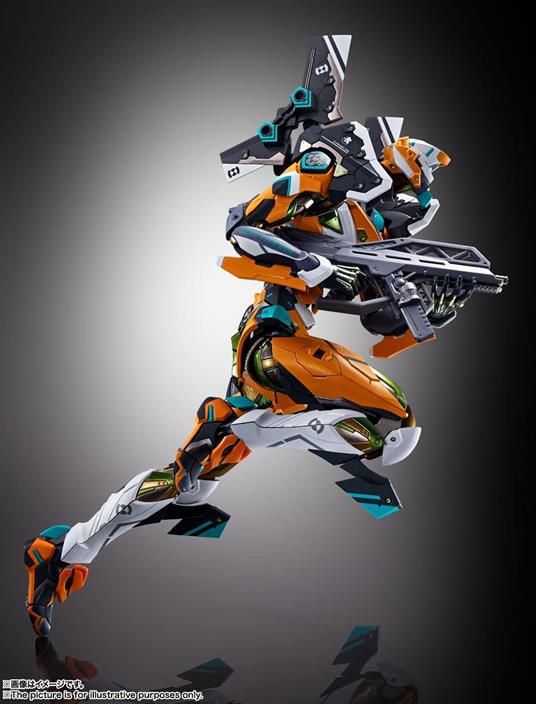 Neon Genesis Evangelion Metal Build Action Figura Eva-00/00'' Prototype 22 Cm Bandai Tamashii Nations - 4