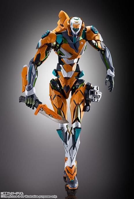 Neon Genesis Evangelion Metal Build Action Figura Eva-00/00'' Prototype 22 Cm Bandai Tamashii Nations - 5
