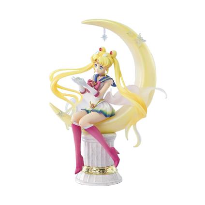 Sailor Moon Eternal FiguartsZERO Chouette PVC Statue Super Sailor Moon Bright Moon 19 cm