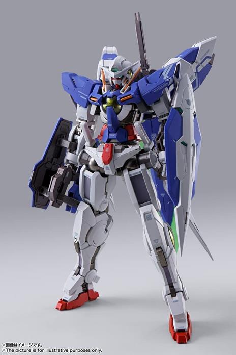 Mobile Suit Gundam 00 Revealed Chronicle Metal Build Diecast Action Figura Gundam Devise Exia 18 Cm Bandai Tamashii Nations - 2