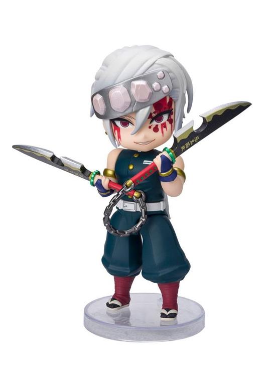 Demon Slayer: Kimetsu No Yaiba Figuarts Mini Action Figura Tengen Uzui Suono Breathing 10 Cm Bandai Tamashii Nations