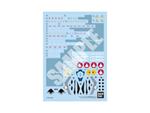 GUNDAM HIGH GRADE HG MODEL KIT YF-21 1/100 WATER DECALS BANDAI