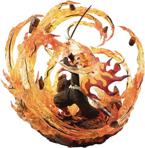 Demon Slayer: Kimetsu No Yaiba Statua 1/8 Kyojuro Rengoku Dx Ver. 35 Cm Bellfine