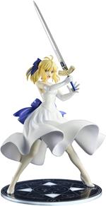 Fate/stay Night Unlimited Blade Works Pvc Statua 1/8 Saber White Dress Renewal Version 20 Cm Bellfine