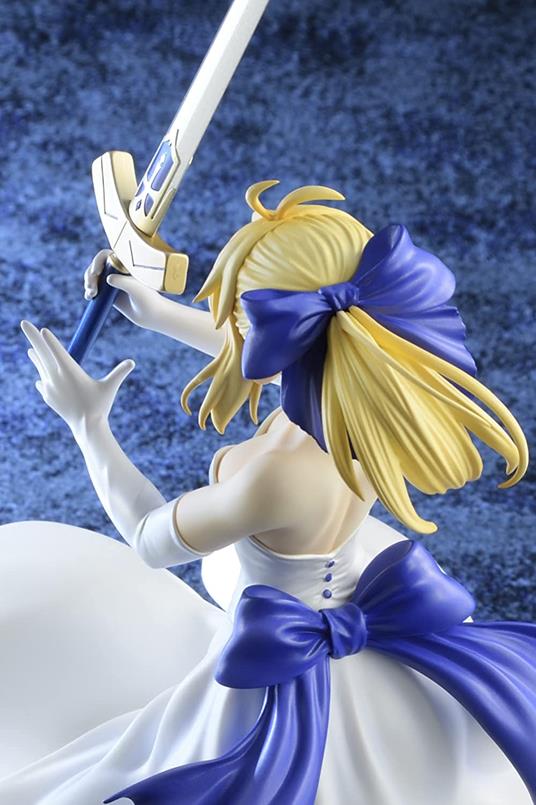 Fate/stay Night Unlimited Blade Works Pvc Statua 1/8 Saber White Dress Renewal Version 20 Cm Bellfine - 5