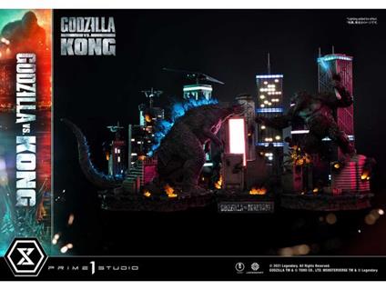 GODZILLA VS KONG FINAL BATTLE DIORAMA ST STATUA PRIME 1 STUDIO