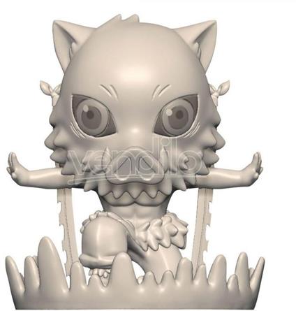 Demon Slayer: Kimetsu No Yaiba Hold Pvc Statua Hashibira Inosuke 7 Cm Furyu