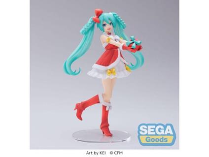 Hatsune Miku Series Spm Pvc Statua Hatsune Miku Natale 2022 Ver. 21 Cm Sega
