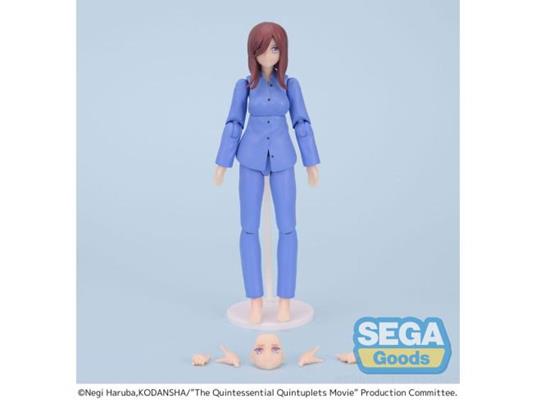 The Quintessential Quintuplets Action Figures Miku Nakano 15 Cm Sega