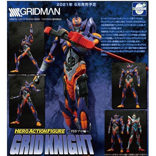 Evolution Toy Hero Action Figure Denko Choujin Gridman SSSS.Gridman Grid Knight