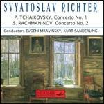 Concerto per pianoforte n.2 / Concerto per pianoforte n.1 - CD Audio di Sergei Rachmaninov,Pyotr Ilyich Tchaikovsky,Sviatoslav Richter,Kurt Sanderling,Evgeny Mravinsky
