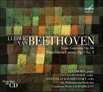Trio con pianoforte op.1 n.3 - Concerto triplo - CD Audio di Ludwig van Beethoven,David Oistrakh,Lev Oborin,Malcolm Sargent,Sviatoslav Knusevitsky