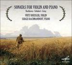 Musica per Violino e Pianoforte - CD Audio di Ludwig van Beethoven,Edvard Grieg,Franz Schubert