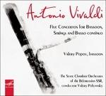 5 Concerti per fagotto - CD Audio di Antonio Vivaldi