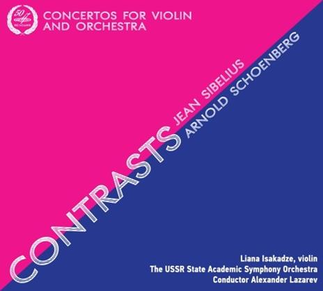 Contrasts. Concerti per violino - CD Audio di Arnold Schönberg,Jean Sibelius