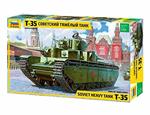 Carro armato T-35 Heavy Soviet tank 1/35. Zvezda 3667
