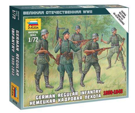 German Regular Infantry 1939/43 Plastic Kit 1:72 Model Z6178