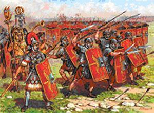 Roman Imperial Infantry Figure Plastic Kit 1:72 Model Z8043