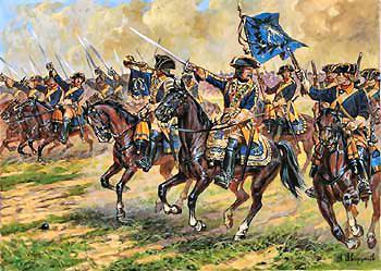 Swedish Cavalry Soldatini Cavalleria Svedese Plastic Kit 1:72 Model Z8057