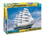 Krusenstern Kruzenshtern Russian Four Masted Sailing Ship Plastic Kit 1:200 Model Z9045
