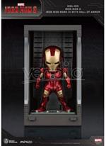 Iron Man 3 Statua Sala Delle Armature Mark Iii Figura 8cm Mini Uova Beast Kingdom