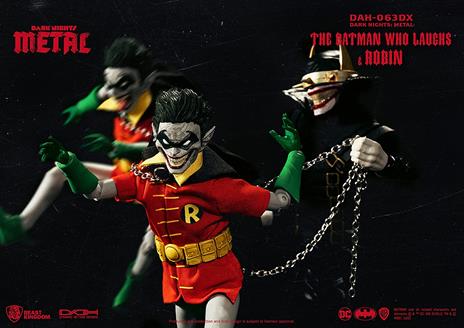 Dc Comics Dynamic 8ction Heroes Action Figura 1/9 The Batman Who Laughs E His Rabid Robins Dx 20 Cm Beast Kingdom Toys - 3
