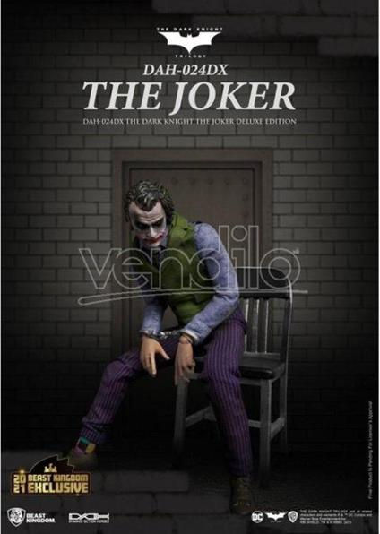 Batman The Dark Knight Dynamic 8ction Heroes Action Figura 1/9 The Joker Deluxe Version 21 Cm Beast Kingdom Toys