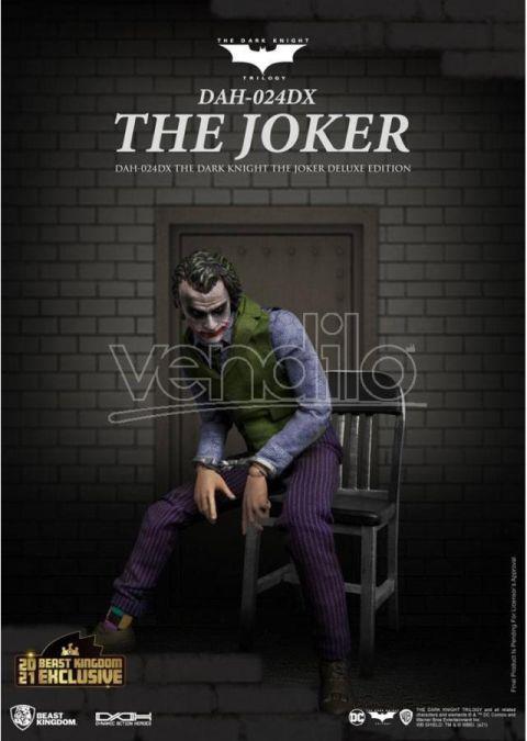 Batman The Dark Knight Dynamic 8ction Heroes Action Figura 1/9 The Joker Deluxe Version 21 Cm Beast Kingdom Toys