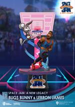 Space Jam: A New Legacy D-Stage PVC Diorama Bugs Bunny & Lebron James New Version 15 Cm Beast Kingdom Toys