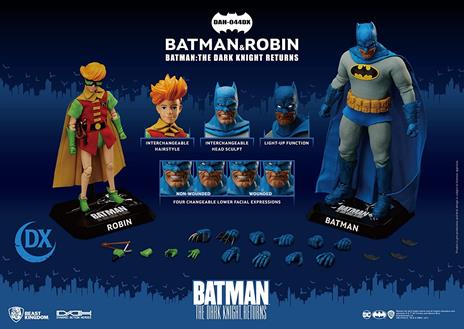 Batman The Dark Knight Returns Dynamic 8ction Heroes Action Figures 1/9 Batman & Robin 16 - 21 Cm Beast Kingdom Toys - 5