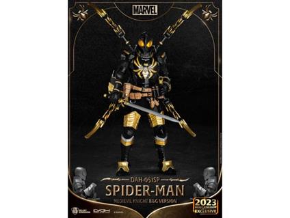 Marvel Dynamic 8ction Heroes Action Figura 1/9 Medieval Knight Spider-man B&g Version 21 Cm Beast Kingdom Toys