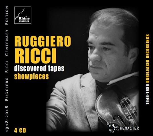 Discovered Tapes Showpieces - CD Audio di Ruggiero Ricci
