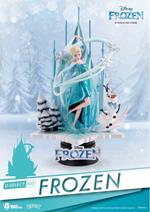 Frozen. Diorama in pvc Elsa e Olaf