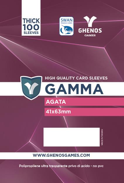 Bustine Gamma AGATA 41x63mm (pack 100) Thick