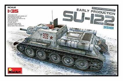 Carro armato SU -122 Early Prod.. Scala 1/35. Mini Art MA35181