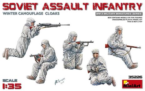 Soviet Assault Infantry(Winter Camouflag Cloaks) (1:35)