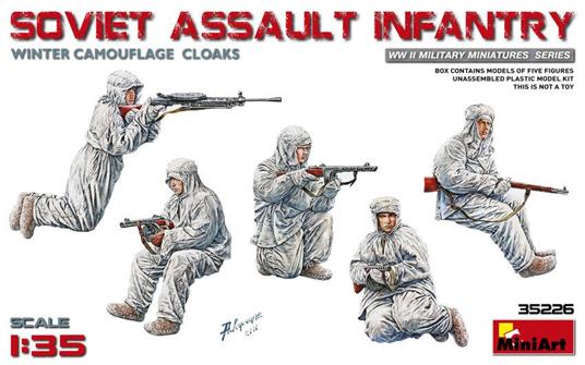 Soviet Assault Infantry(Winter Camouflag Cloaks) (1:35)