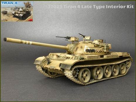 Tiran 4 Late Type Interior Tank Plastic Kit 1:35 Model Min37029