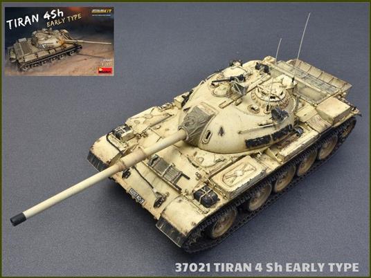 Tiran 4 Sh Early Type Tank Plastic Kit 1:35 Model Min37021