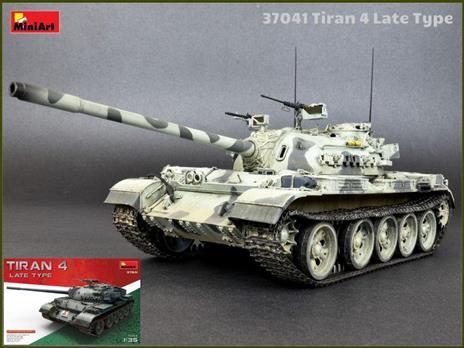 Tiran 4 Medium Tank Late Type Plastic Kit 1:35 Model Min37041