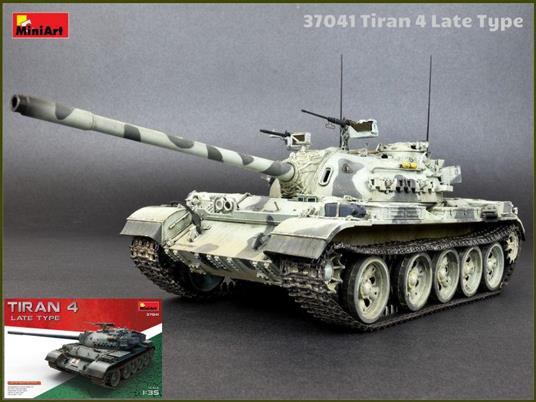 Tiran 4 Medium Tank Late Type Plastic Kit 1:35 Model Min37041
