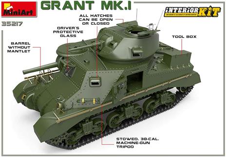 Grant Mk.I Interior Kit Scala 1/35 (MA35217) - 2