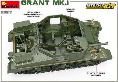 Grant Mk.I Interior Kit Scala 1/35 (MA35217) - 3