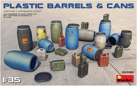 Plastic Barrels & Cans Scala 1/35 (MA35590)