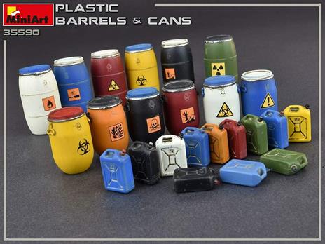 Plastic Barrels & Cans Scala 1/35 (MA35590) - 2