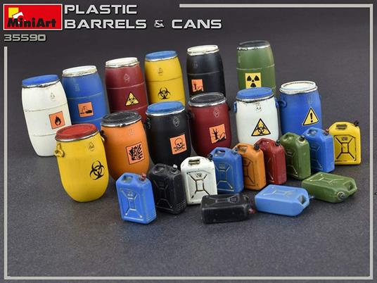 Plastic Barrels & Cans Scala 1/35 (MA35590) - 2