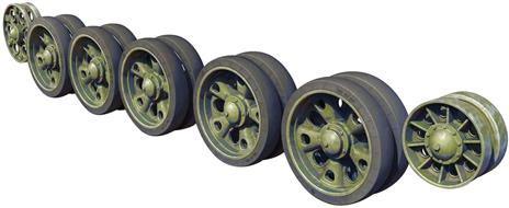 T-34/85 Sea Star Wheels Set Scala 1/35 (MA37033) - 2