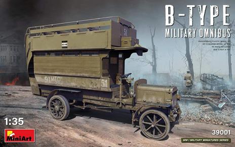 B-Type Military Omnibus 100% Nuovi Stampi Scala 1/35 (MA39001)