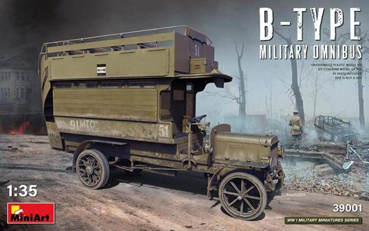 B-Type Military Omnibus 100% Nuovi Stampi Scala 1/35 (MA39001)